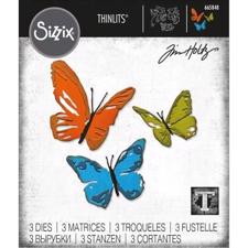 Sizzix Thinlits / Tim Holtz - Brushstroke Butterflies