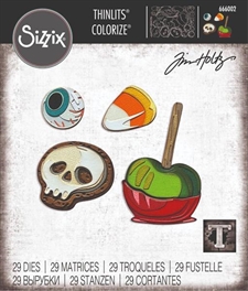 Sizzix Thinlits / Tim Holtz - Trick or Treat Colorized (candy)