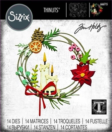 Sizzix Thinlits - Tim Holtz Vault Collection / Festive Wreath