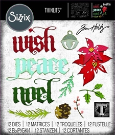 Sizzix Thinlits - Tim Holtz Vault Collection / Holiday Classic