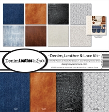 Reminisce Collection Pack 12x12" - Denim, Leather & Lace