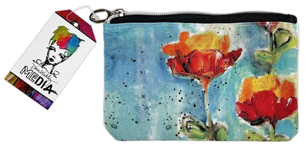 Dina Wakley Printed Pouch - Lille (4x7")