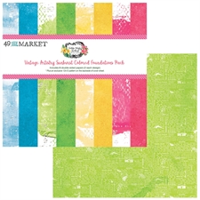 49 and Market Collection Pack 12x12" - Vintage Artistry Sunburst Colored Foundation