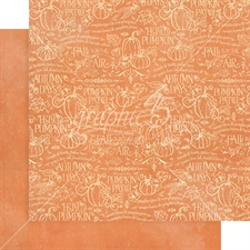 Graphic 45 Paper Pad 12x12" - Hello Pumpkin / Patterns & Solids