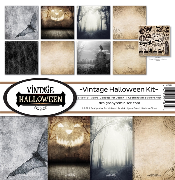 Reminisce Collection Pack 12x12" - Vintage Halloween