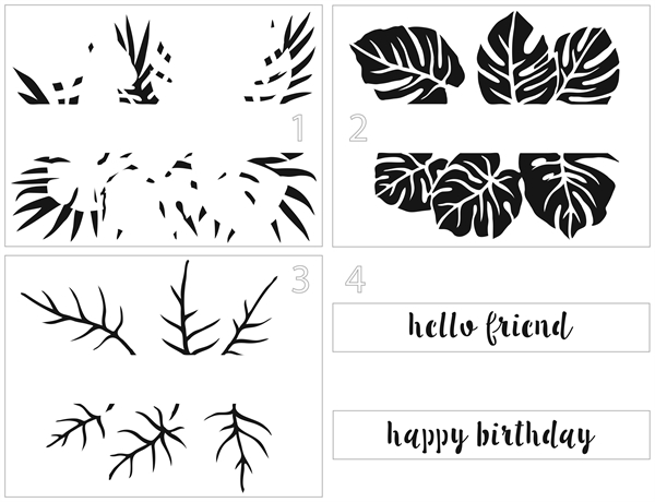 Crafter\'s Workshop Template - A2 Layered / Monstera Banner