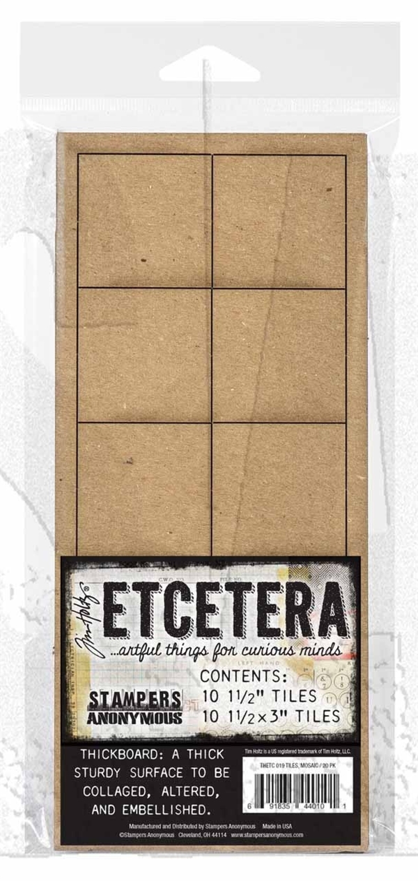 Tim Holtz EtCetera Chipboard - Tiles / Mosaic