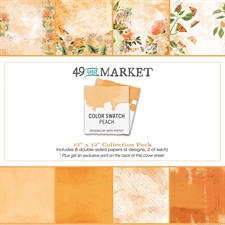 49 and Market Collection Pack 12x12" - Color Swatch: Peach