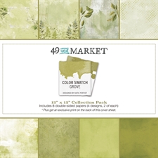 49 and Market Collection Pack 12x12" - Color Swatch: Grove