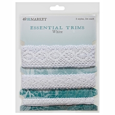 49 and Market Essential Trims - Lace / White