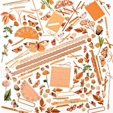 49 and Market Laser Cut Elements - Color Swatch: Peach