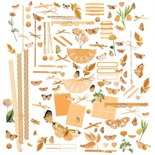 49 and Market Laser Cut Elements - Color Swatch: Peach
