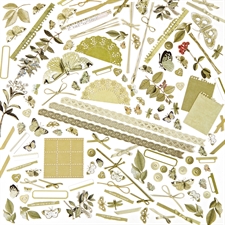 49 and Market Laser Cut Elements - Color Swatch: Grove