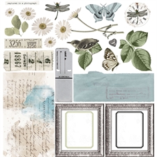 49 and Market Collection Pack 12x12" - Vintage Artistry Moonlit Garden