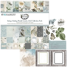 49 and Market Collection Pack 12x12" - Vintage Artistry Moonlit Garden