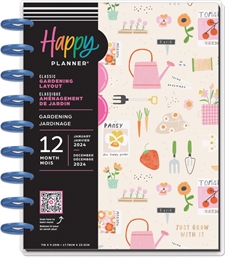 Happy Planner Classic -Gardening Jan.-Dec. 2024 (std)