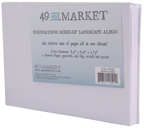 49 And Market Foundations - Mixed Up Album / Landscape White