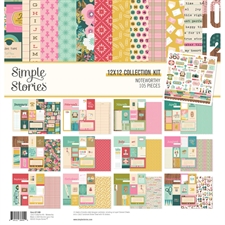 Simple Stories Paper Pack 12x12" Collection - Noteworthy