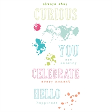 Sizzix Stamp Set By 49 & Market - Hello You Sentiments