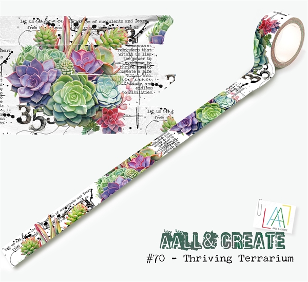 AALL & Create Washi Tape - Thriving Terrarium (25 mm) #70