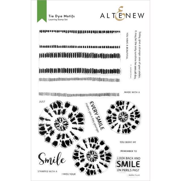 Altenew Clear Stamp Set - Tie Dye Motifs