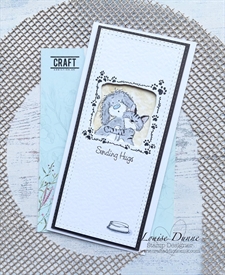 CraftAddictionUK Clear Stamp Set A5 - Ruffles and Crumpet (hund og kat)