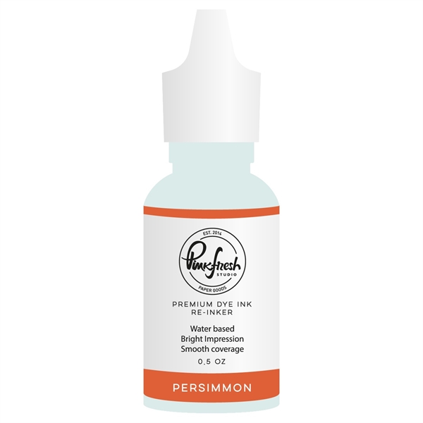 PinkFresh Studios Re-Inkers (flaske) - Indian Summer / Persimmon