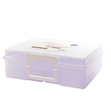Vaessen Creative Storage Box w. 16 Boxes - CLEAR (STOR)
