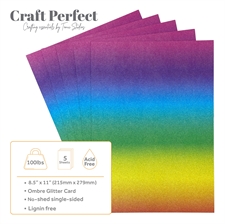 Tonic / Craft Perfect Ombre Card A4 - Kaleidoscope of Color