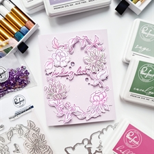 PinkFresh Studios Stamp - Best Wishes