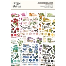Simple Stories Simple Vintage Essentials COLOR Palette - Sticker Book