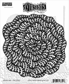 Cling Rubber Stamp Set - Dylusions / Spiralicious