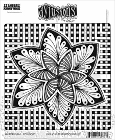 Cling Rubber Stamp Set - Dylusions / Wickerlicious