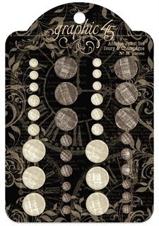 Graphic 45 Staples - Ivory & Champagne Antique Jewels