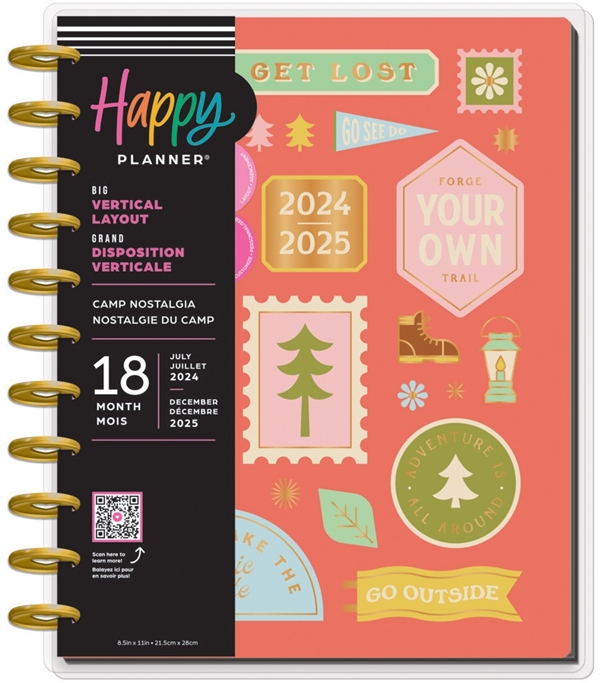 Happy Planner - Camp Nostalgia (jul2024-dec2025) (BIG)