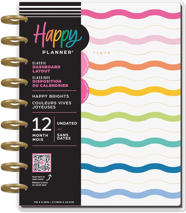 Happy Planner - Classic Happy Planner / Happy Brights (undated medium / STD)