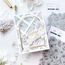 PinkFresh Studios Cling Stamp - Breezy Blossoms