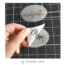 Deco Foil Adhesive Transfer Sheets - Let\'s Celebrate