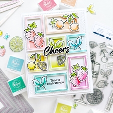 PinkFresh Studios Stamp - Cheers