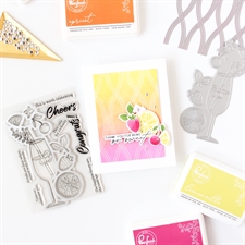 PinkFresh Studios Stamp - Cheers