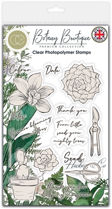 Craft Consortium Clear Stamps - Botany / Orchid