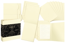 Graphic 45 Staples - Binder Album With Interactive Pages / Ivory