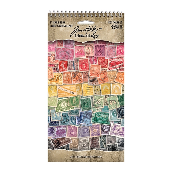 Tim Holtz / Idea-ology - Sticker Book / Postmarked