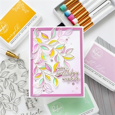 PinkFresh Studios Stamp - Joyful Day