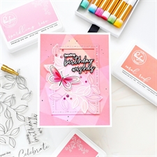 PinkFresh Studios Stamp - Joyful Day