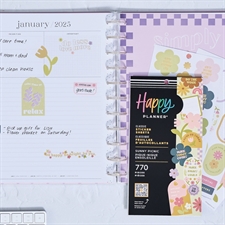 Happy Planner - Plants & Patterns (juli 2024-juni 2025) (BIG)