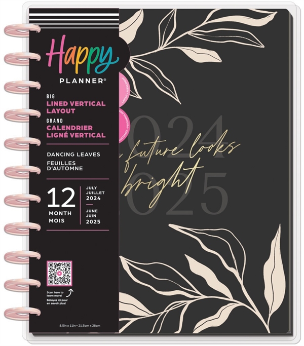 Happy Planner - Dancing Leaves (juli 2024-juni 2025) (BIG)