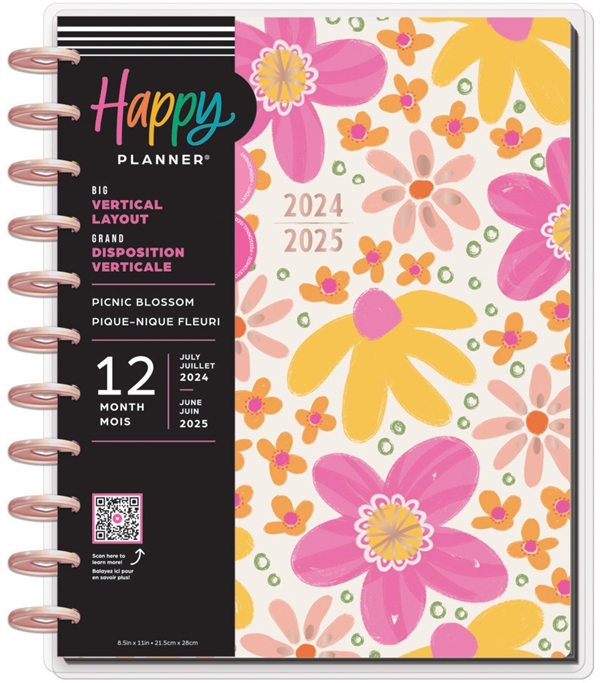 Happy Planner - Picnic Blossom (juli 2024-juni 2025) (BIG)