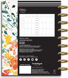 Happy Planner MEDIUM - Watercolor Garden (juli 2024-juni 2025)