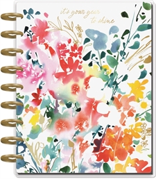 Happy Planner MEDIUM - Watercolor Garden (juli 2024-juni 2025)